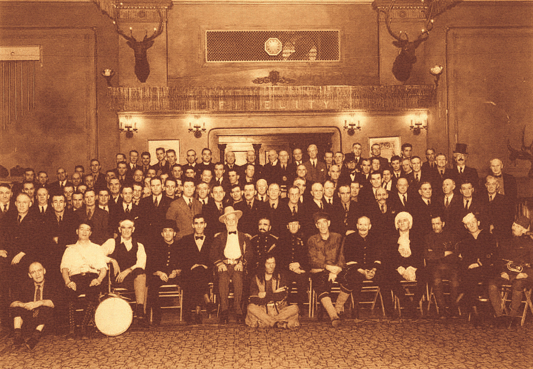 Old Elks Group -- undated from Kriskovich Collection at Butte Public Archives